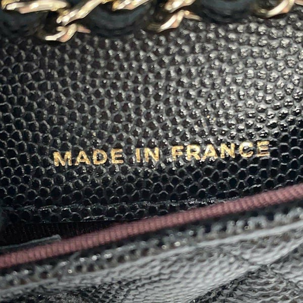 シャネル ウエストポーチ ベルトバッグ キャビアスキン AP1952 CHANEL 黒