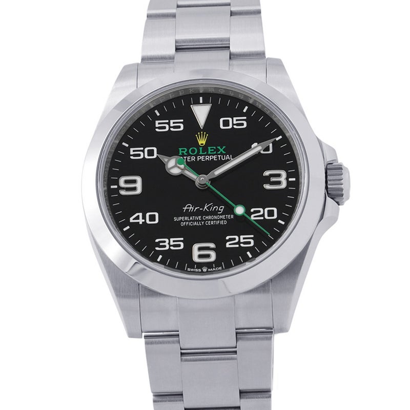 ロレックス エアキング ランダムシリアル ルーレット 126900 ROLEX 腕時計 黒文字盤