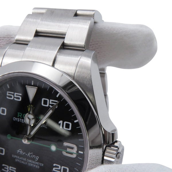 ロレックス エアキング ランダムシリアル ルーレット 126900 ROLEX 腕時計 黒文字盤