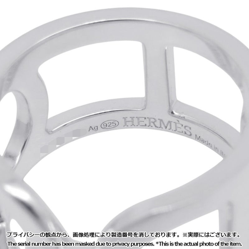 エルメス リング エヴァー シェーヌダンクルMM SV925シルバー リングサイズ54 HERMES ジュエリー 指輪