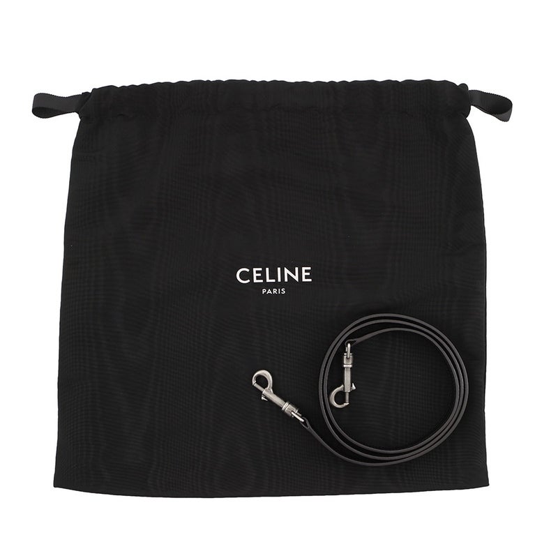 セリーヌ ハンドバッグ ラゲージ ナノショッパー レザー 189243 CELINE 2way 黒