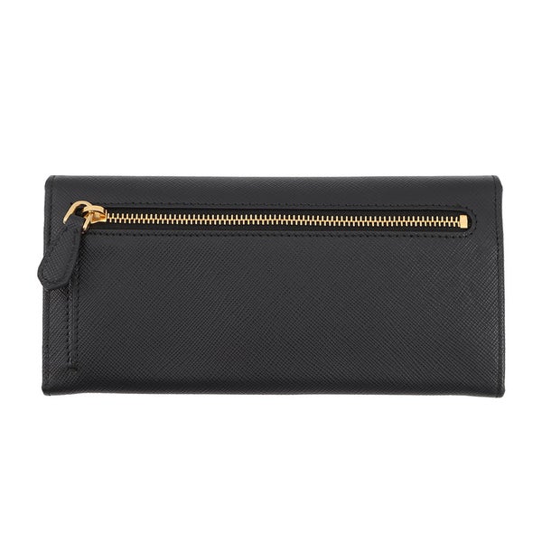 プラダ 長財布 サフィアーノレザー 1MH132 PRADA カードケース付き 黒
