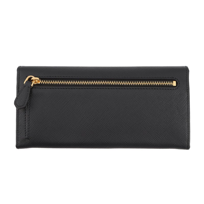 プラダ 長財布 サフィアーノレザー 1MH132 PRADA カードケース付き 黒