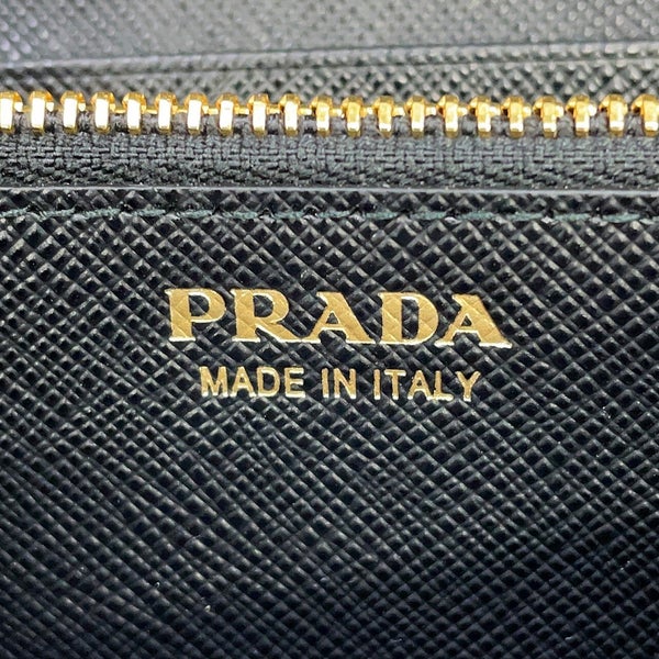 プラダ 長財布 サフィアーノレザー 1MH132 PRADA カードケース付き 黒