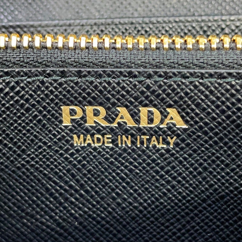 プラダ 長財布 サフィアーノレザー 1MH132 PRADA カードケース付き 黒