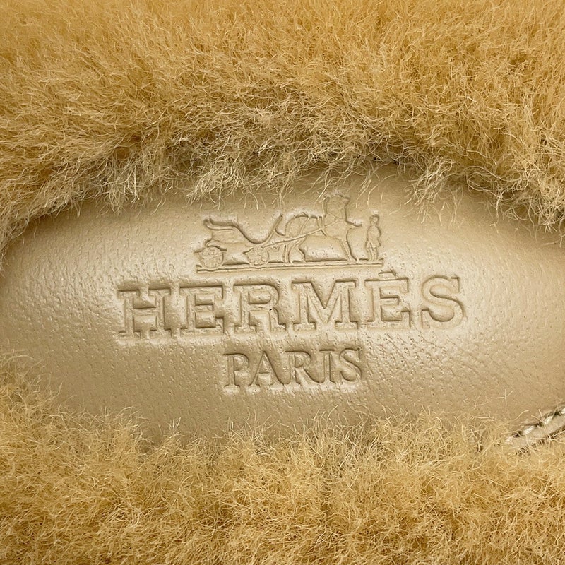 エルメス サンダル オラン シープスキン レディースサイズ36 HERMES 靴