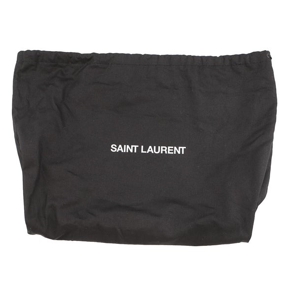 サンローランパリ ポーチ リヴゴーシュ エンブロイダリーポーチ ウール 710435 SAINT LAURENT PARIS 黒