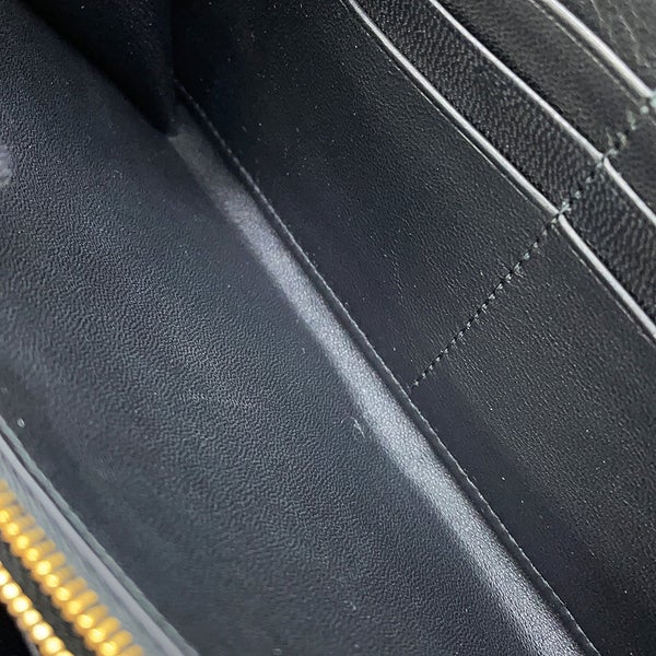 バレンシアガ 長財布 クラッシュ コンチネンタルウォレット キルテッド クラッシュドカーフレザー 766447 BALENCIAGA 黒