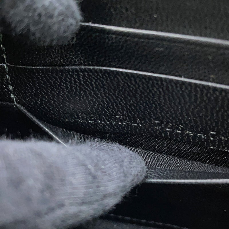 バレンシアガ 長財布 クラッシュ コンチネンタルウォレット キルテッド クラッシュドカーフレザー 766447 BALENCIAGA 黒