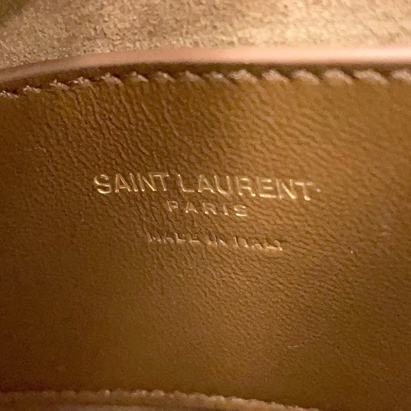 サンローランパリ ハンドバッグ LE 5 A 7 ミニ ホーボー シアリング レザー 760375 SAINT LAURENT PARIS
