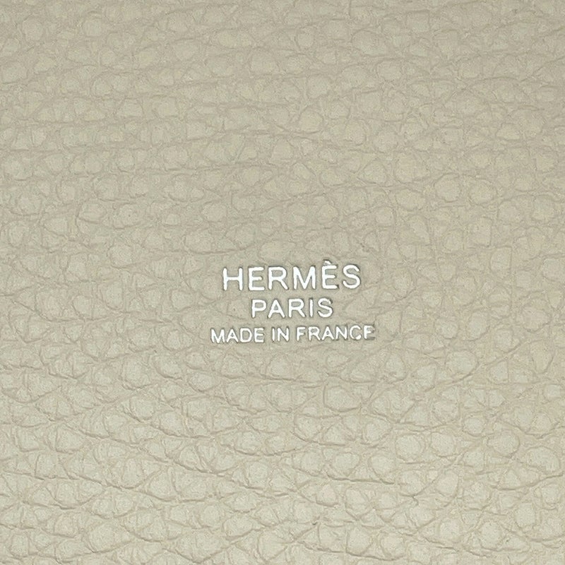 エルメス ハンドバッグ ピコタンロックMM クレ/シルバー金具 トリヨンクレマンス K刻印 HERMES トートバッグ