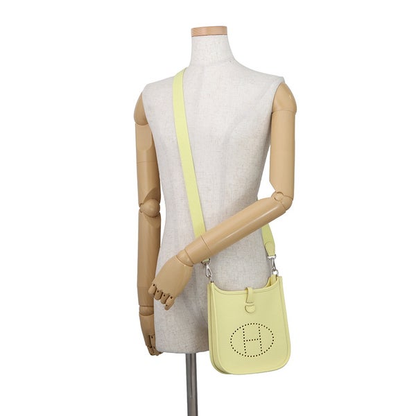 エルメス ショルダーバッグ エブリンTPM アマゾン 111cm リモンチェッロ/シルバー金具 トリヨンクレマンス K刻印 HERMES