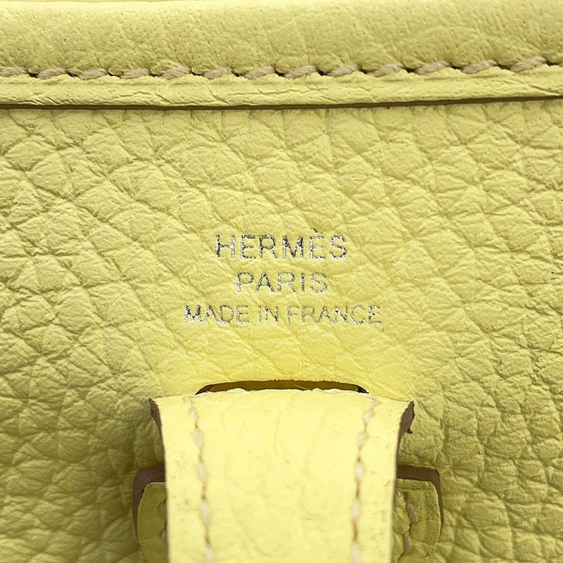 エルメス ショルダーバッグ エブリンTPM アマゾン 111cm リモンチェッロ/シルバー金具 トリヨンクレマンス K刻印 HERMES