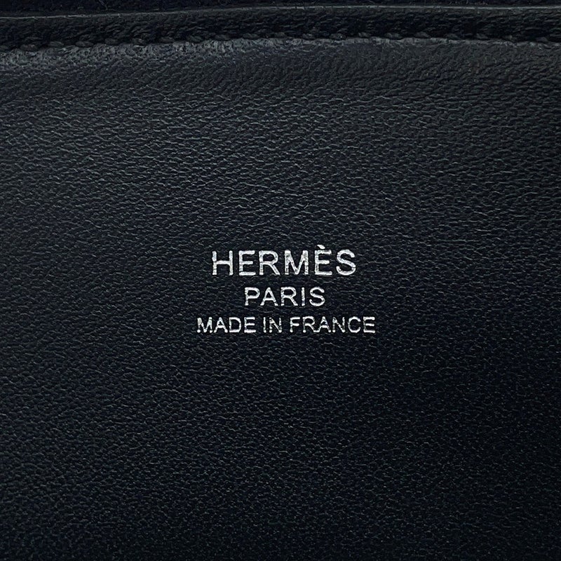 エルメス ボリード1923 ミニ ブラック/シルバー金具 シェブルシャムキラ G刻印 HERMES ２wayショルダー 黒