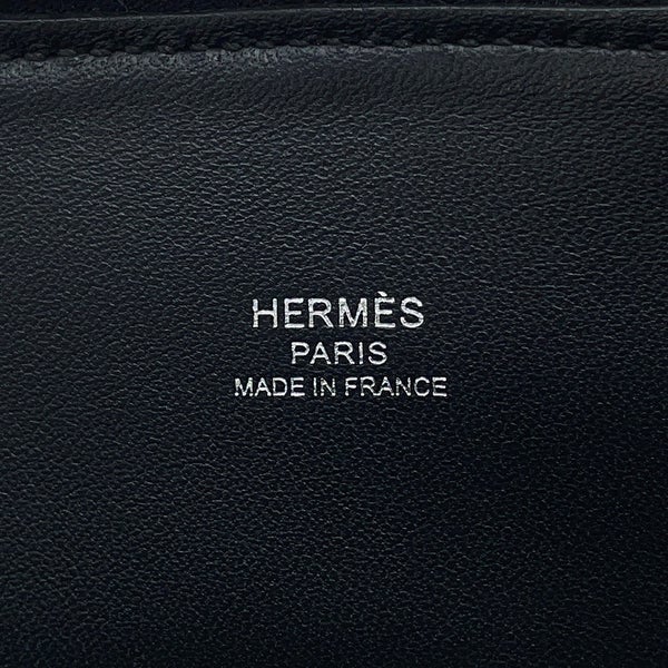 エルメス ボリード1923 ミニ ブラック/シルバー金具 シェブルシャムキラ G刻印 HERMES ２wayショルダー 黒