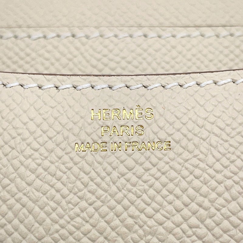 エルメス ショルダーバッグ ミニ コンスタンス3 ミロワール クレ/シャンパンゴールド金具 エプソン W刻印
