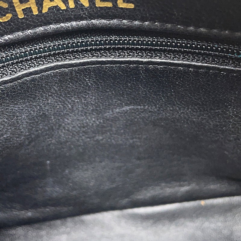 シャネル ショルダーバッグ マトラッセ ココマーク フリンジ タッセル ラムスキン CHANEL バッグ 黒