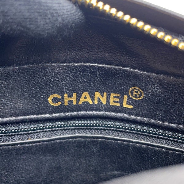 シャネル ショルダーバッグ マトラッセ ココマーク フリンジ タッセル ラムスキン CHANEL バッグ 黒