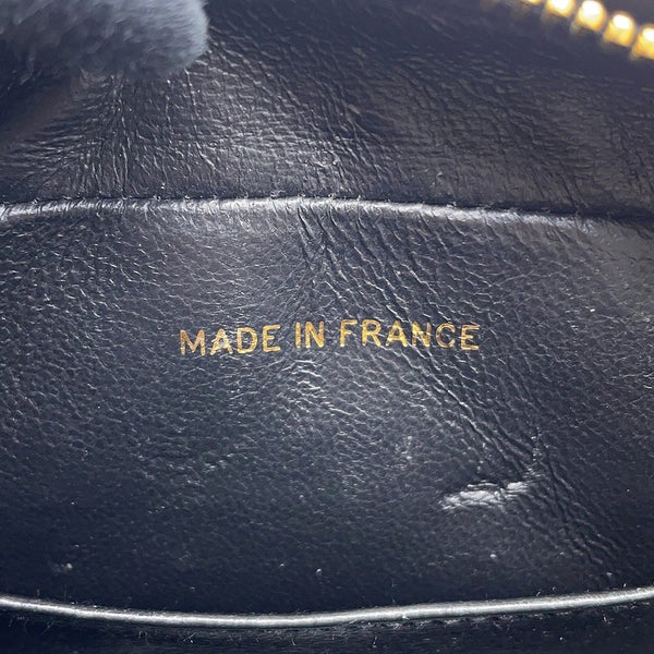 シャネル ショルダーバッグ マトラッセ ココマーク フリンジ タッセル ラムスキン CHANEL バッグ 黒