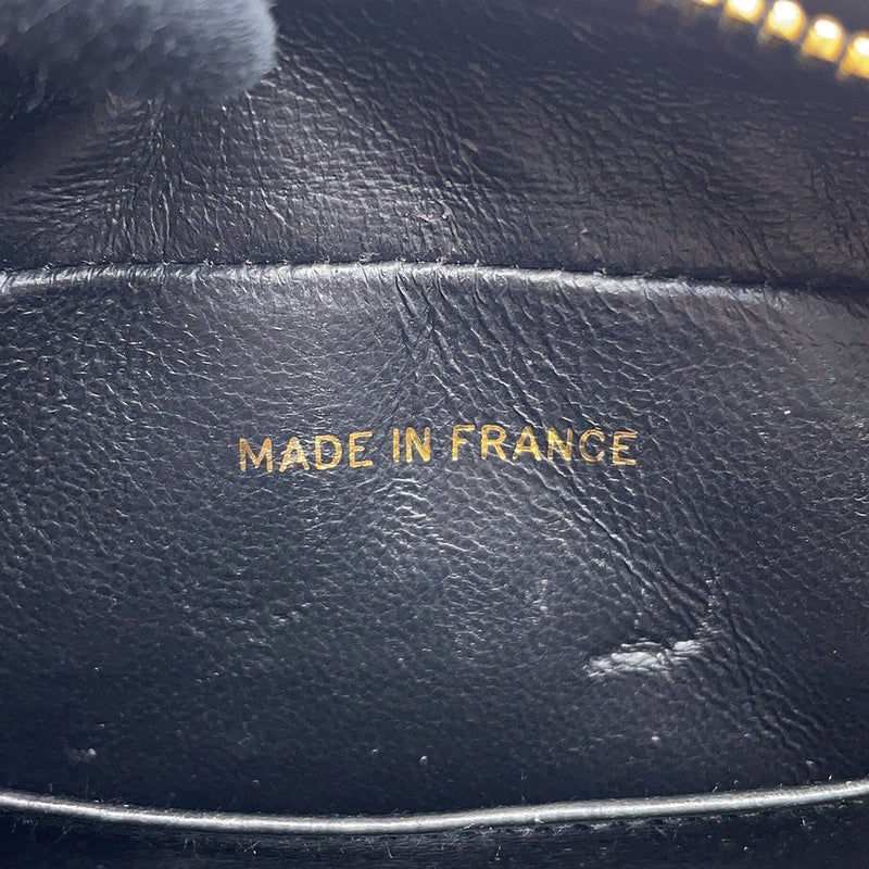 シャネル ショルダーバッグ マトラッセ ココマーク フリンジ タッセル ラムスキン CHANEL バッグ 黒