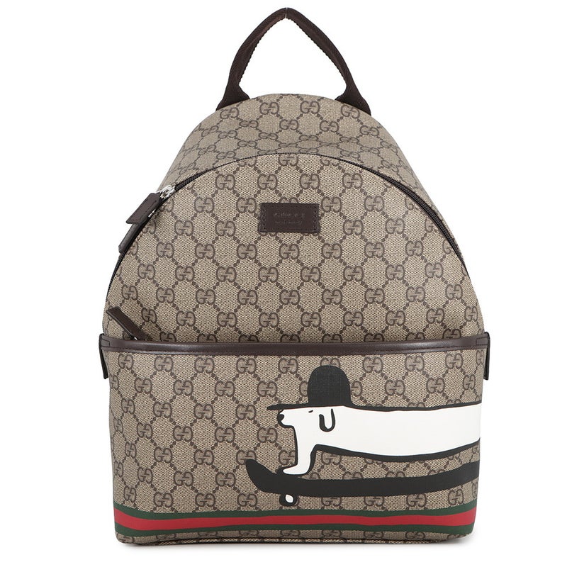 グッチ バックパック チルドレンズ ドッグ GGスプリーム/レザー 782708 GUCCI リュック キッズ ユアン・ロバーツ