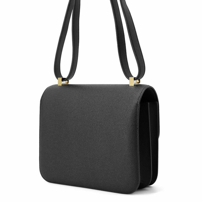 エルメス ショルダーバッグ コンスタンス3 24 ブラック/ゴールド金具 エプソン X刻印 黒