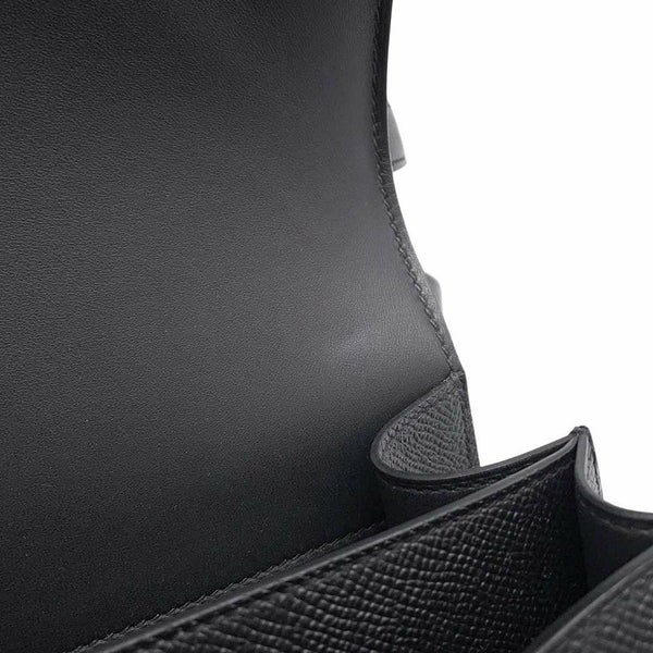 エルメス ショルダーバッグ コンスタンス3 24 ブラック/ゴールド金具 エプソン X刻印 黒