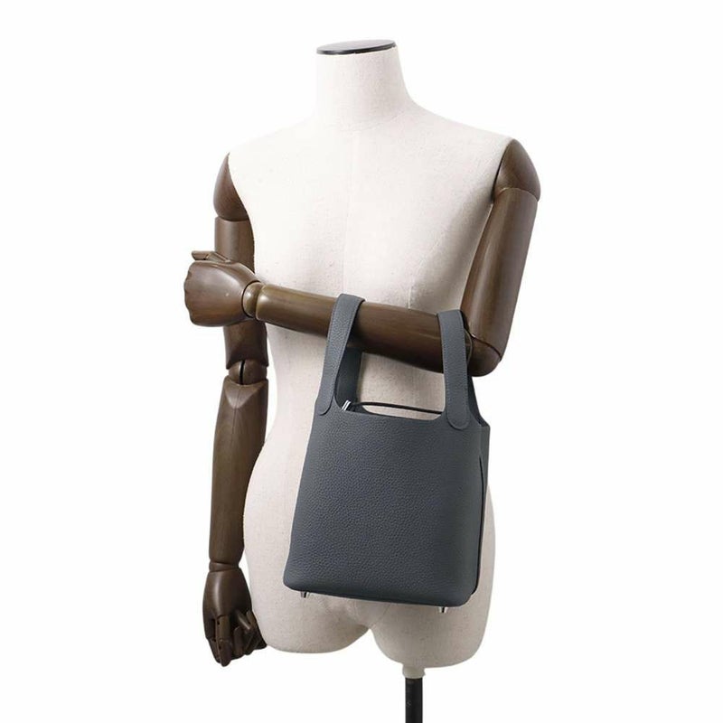 エルメス ハンドバッグ ピコタンロックPM グリミスティ/シルバー金具 トリヨンクレマンス K刻印 HERMES トートバッグ