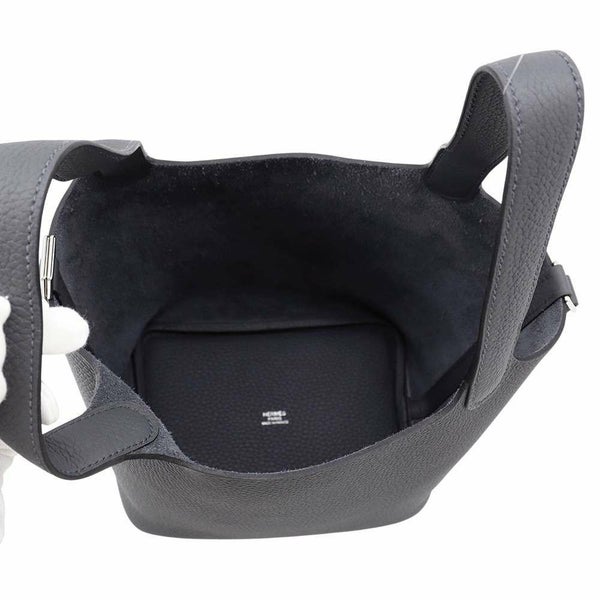 エルメス ハンドバッグ ピコタンロックPM グリミスティ/シルバー金具 トリヨンクレマンス K刻印 HERMES トートバッグ