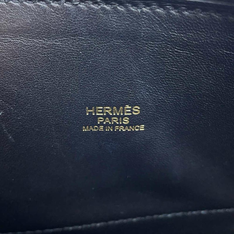 エルメス ハンドバッグ ボリード27 ブラック/ゴールド金具 エプソン C刻印 2wayショルダー