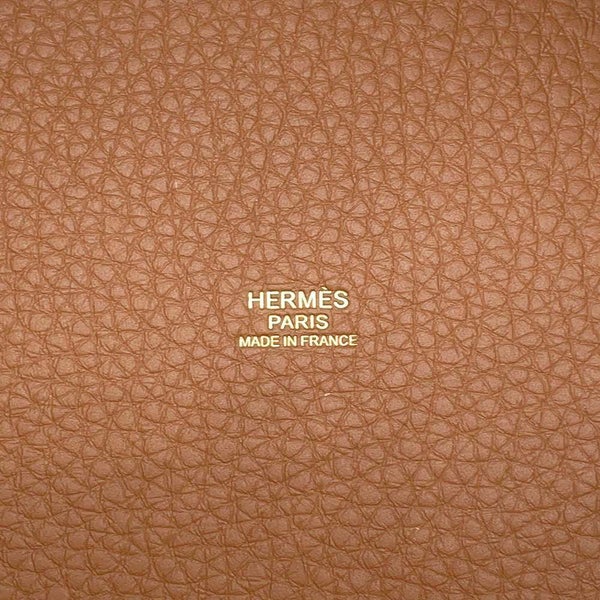 エルメス ハンドバッグ ピコタンロックMM ゴールド/ゴールド金具 トリヨンクレマンス W刻印