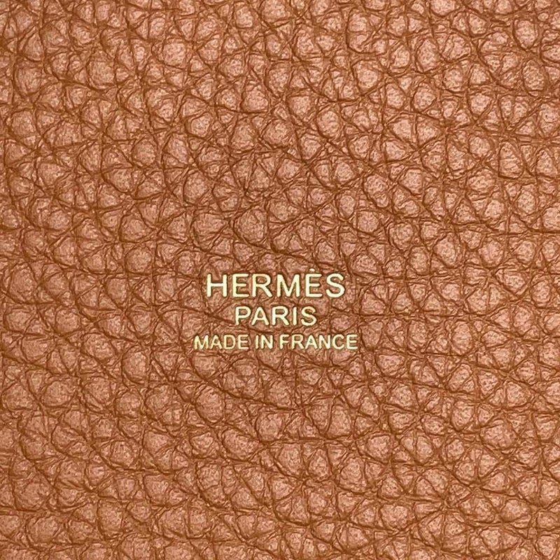 エルメス ハンドバッグ ピコタンロックMM ゴールド/ゴールド金具 トリヨンクレマンス W刻印