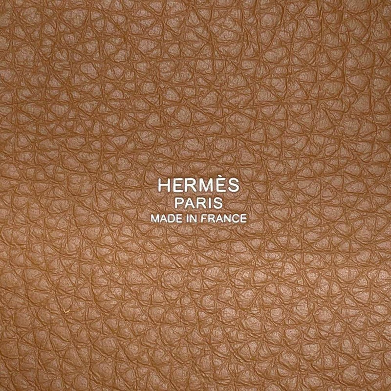 エルメス ハンドバッグ ピコタンロックPM ゴールド/シルバー金具 トリヨンクレマンス W刻印