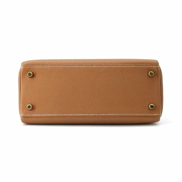 エルメス ハンドバッグ ケリー25 内縫い ゴールド/ゴールド金具 トゴ Y刻印 2wayショルダー