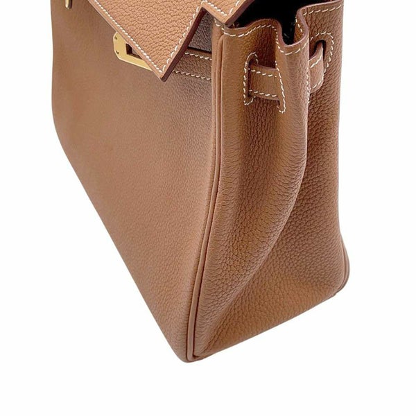 エルメス ハンドバッグ ケリー25 内縫い ゴールド/ゴールド金具 トゴ Y刻印 2wayショルダー