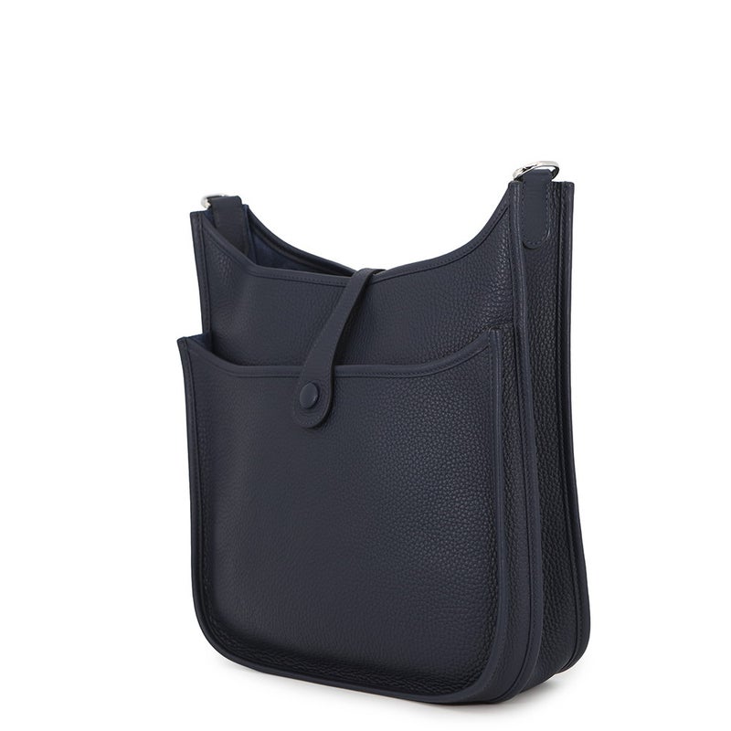 エルメス ショルダーバッグ エブリン3 PM ブルーニュイ/シルバー金具 トリヨンクレマンス X刻印