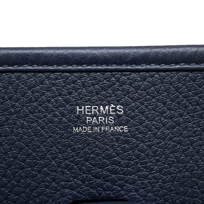 エルメス ショルダーバッグ エブリン3 PM ブルーニュイ/シルバー金具 トリヨンクレマンス X刻印