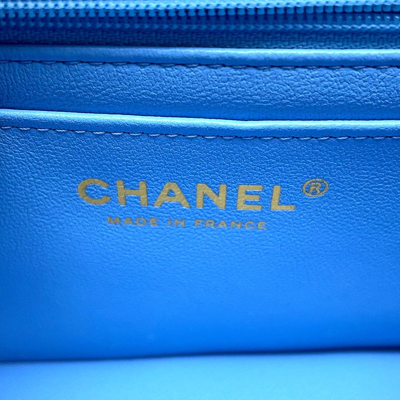 シャネル チェーンショルダーバッグ ココマーク スパンコール ツイード A69900 CHANEL ミニ フラップ