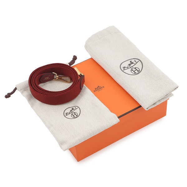エルメス ショルダーバッグ エブリンTPM 111cm アマゾン ルージュアッシュ/ゴールド金具 トリヨンクレマンス K刻印 HERMES Evelyne