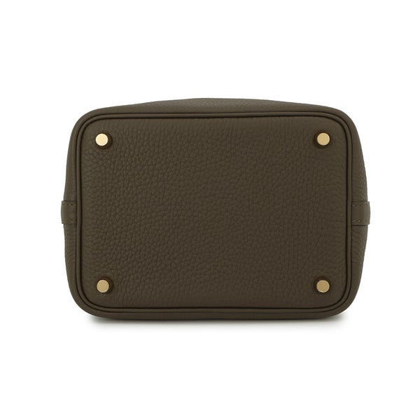 エルメス ハンドバッグ ピコタンロックPM ヴェールロデン/ゴールド金具 トリヨンクレマンス G刻印