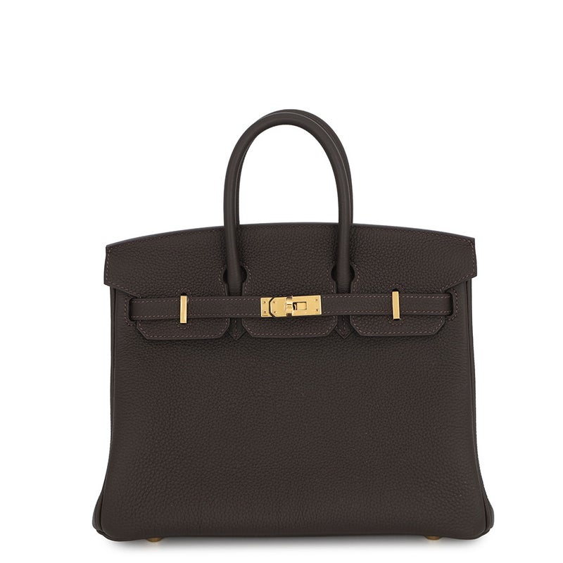 エルメス バーキン25 べブラン/ゴールド金具 トゴ G刻印 HERMES Birkin ハンドバッグ