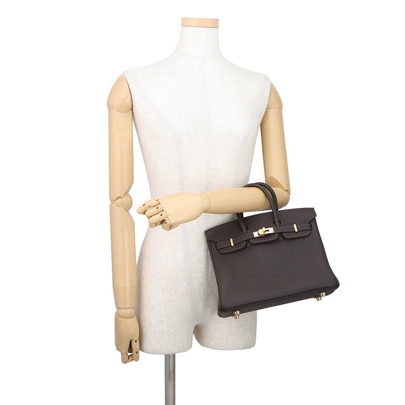 エルメス バーキン25 べブラン/ゴールド金具 トゴ G刻印 HERMES Birkin ハンドバッグ