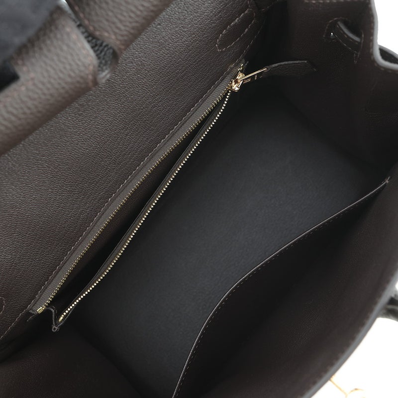 エルメス バーキン25 べブラン/ゴールド金具 トゴ G刻印 HERMES Birkin ハンドバッグ