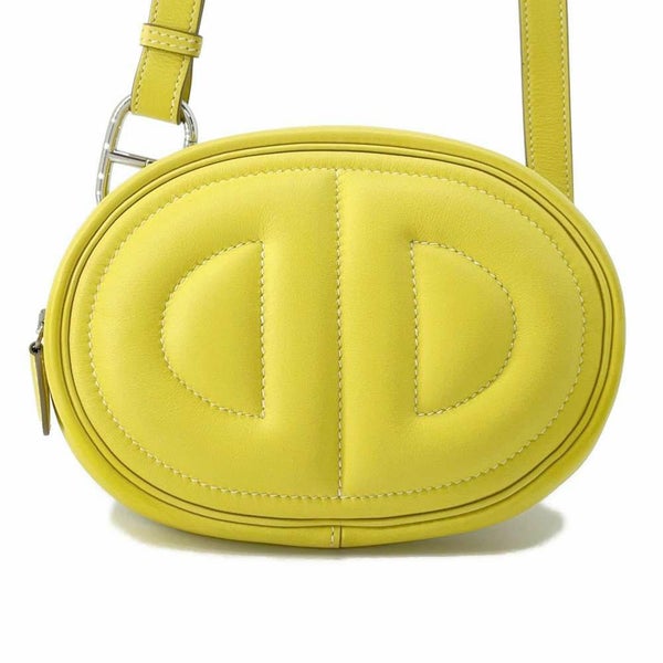 エルメス ウエストバッグ イン・ザ・ループ ヴェルソ ライム/セサミ/シルバー金具 スイフト D刻印