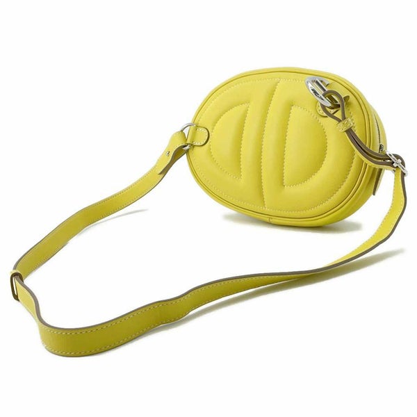 エルメス ウエストバッグ イン・ザ・ループ ヴェルソ ライム/セサミ/シルバー金具 スイフト D刻印