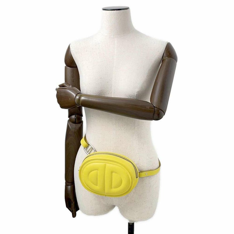 エルメス ウエストバッグ イン・ザ・ループ ヴェルソ ライム/セサミ/シルバー金具 スイフト D刻印