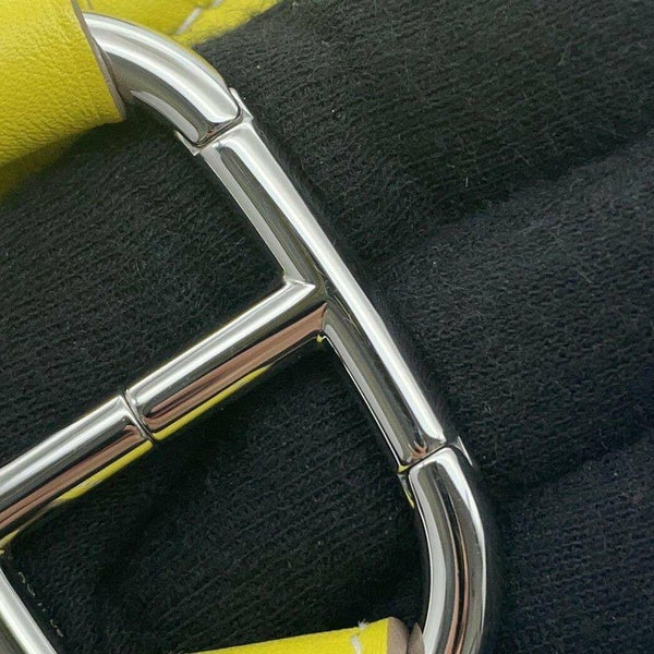 エルメス ウエストバッグ イン・ザ・ループ ヴェルソ ライム/セサミ/シルバー金具 スイフト D刻印