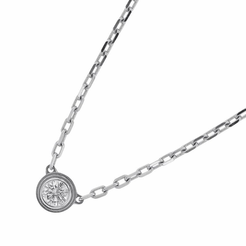 カルティエ ネックレス ダムール ネックレス スモールモデル SM ダイヤモンド 1P 計0.09ct K18WG B7215900 Cartier ジュエリー