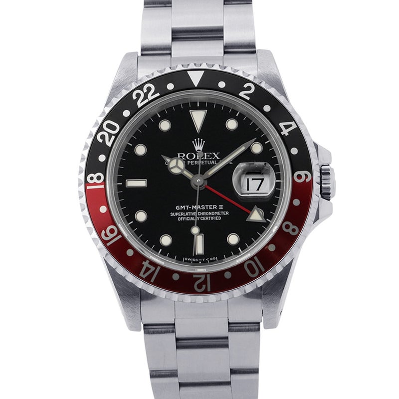 ロレックス GMTマスター2 デイト X番 16710 ROLEX 腕時計 ウォッチ 黒文字盤