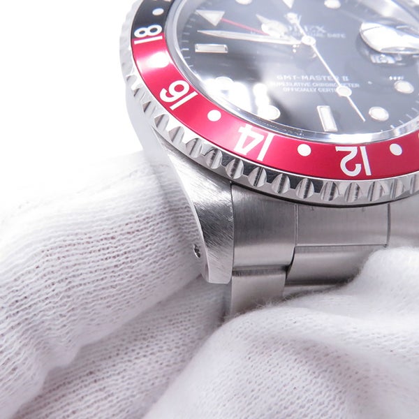 ロレックス GMTマスター2 デイト X番 16710 ROLEX 腕時計 ウォッチ 黒文字盤